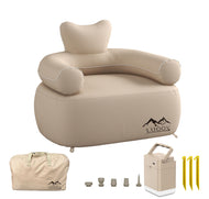 Air Sofa Couch,Inflatable Sofa & Blow up Outdoor Air Sofa Support 660lbs