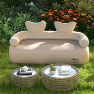 Air Sofa Couch,Inflatable Sofa & Blow up Outdoor Air Sofa Support 660lbs